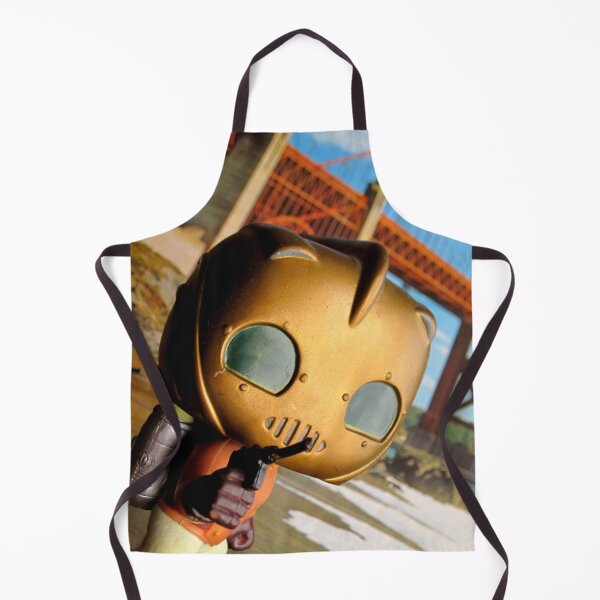 Item preview, Rocketeer Funko on Golden Gate (Digital art) v1 designed and sold by frikybomb.