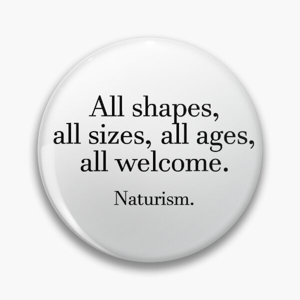 Item preview, All shapes, all sizes, all ages, all together. Naturism. designed and sold by NaturistGifts.