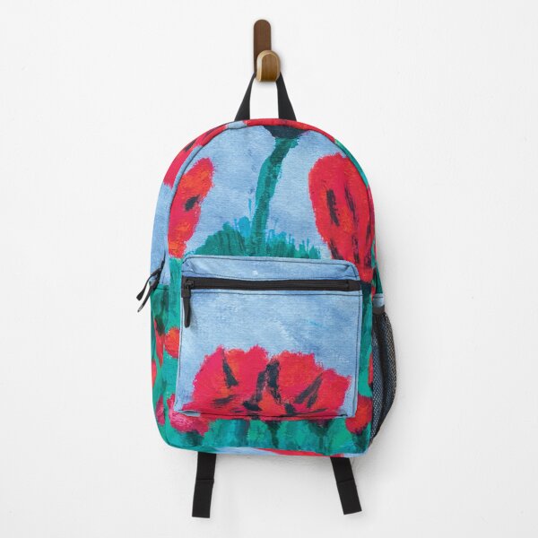 Item preview, Poppy Field watercolor technique designed and sold by pineappledizajn.