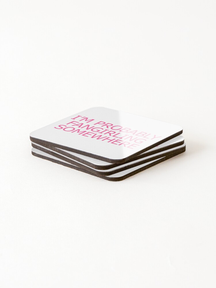 Thumbnail 4 of 5, Coasters (Set of 4), Fangirling designed and sold by RafaTakami.