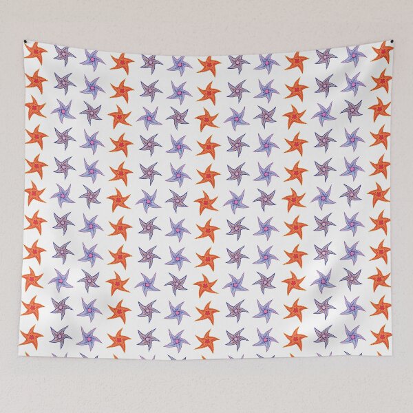 Item preview, Lovely starfishes pattern illustration designed and sold by drommmes.
