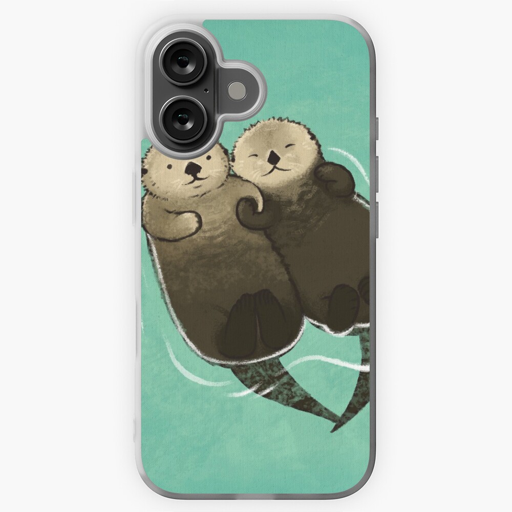 Significant Otters - Otters Holding Hands Sticker