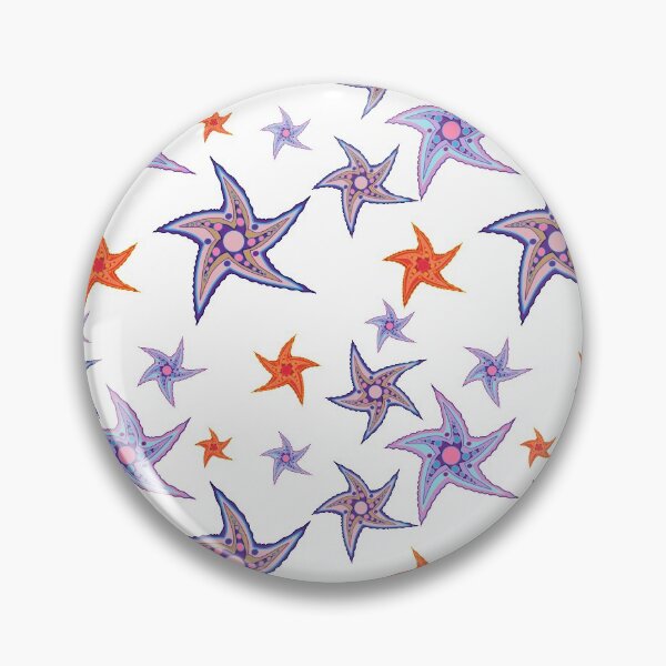 Item preview, Lovely starfishes pattern illustration designed and sold by drommmes.