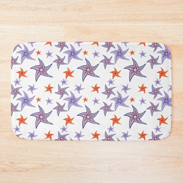Item preview, Lovely starfishes pattern illustration designed and sold by drommmes.