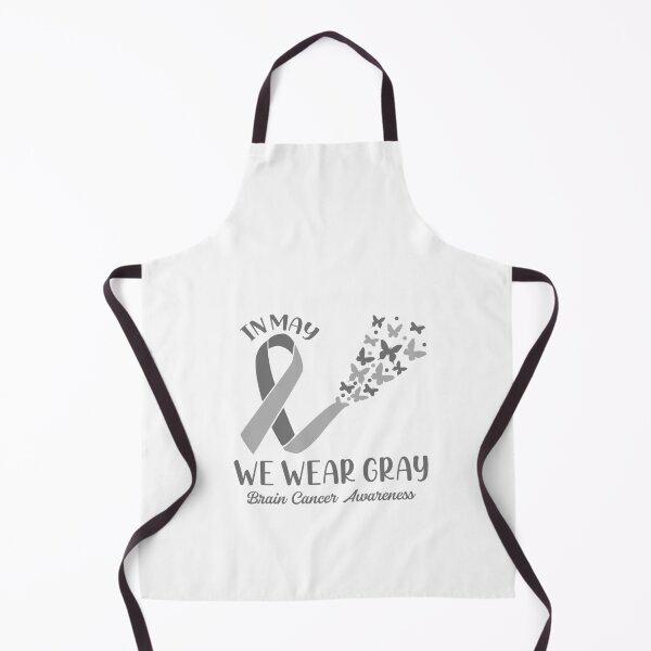 Item preview, In May We Wear Gray Brain Cancer Awareness Ribbon Butterflies designed and sold by RedQuality.