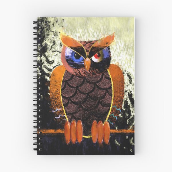 Item preview, Determined Owl Painting designed and sold by Kay Patterson.