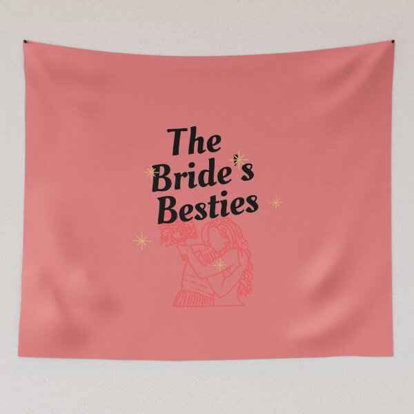Item preview, Bride to be the bride besties hugging friends bridal showers designed and sold by MegDeRoyale.