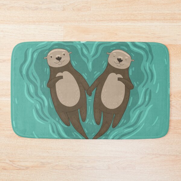 Item preview, Otters Holding Hands - Otterly in Love With You designed and sold by KGBojan.