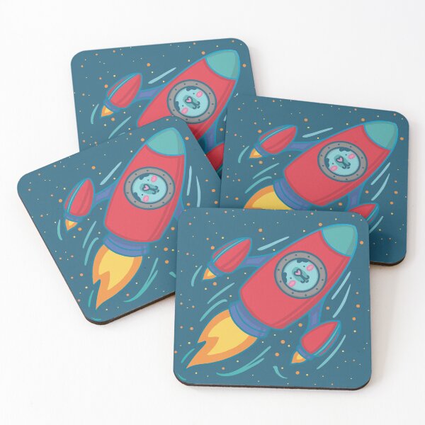 Item preview, Rocket Ship Guinea Pig designed and sold by Pigapalooza.