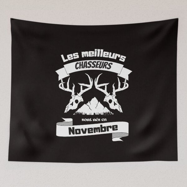 Aperçu de l'œuvre Les meilleurs chasseurs sont nés en Novembre créée et vendue par Ydurand.