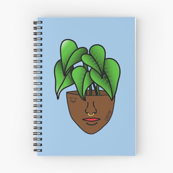Item preview, Lace Leaf Plant Person With Face Tattoos, Blue designed and sold by 10pmCreations.