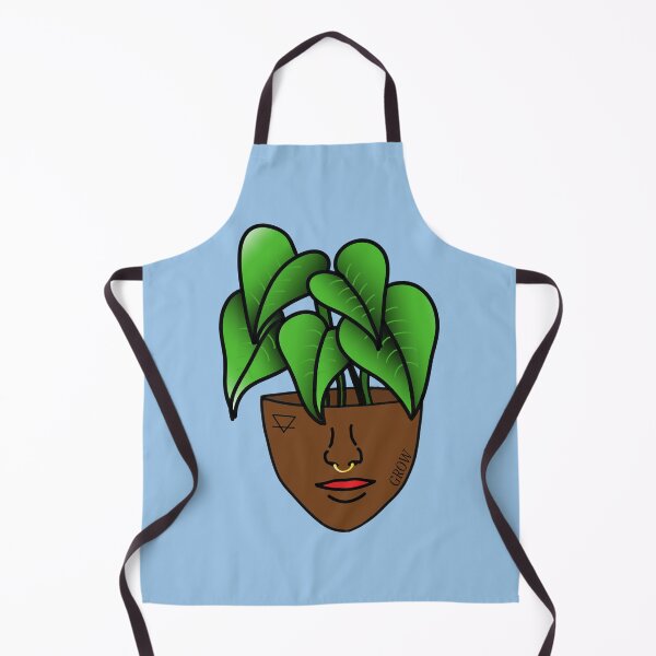 Item preview, Lace Leaf Plant Person With Face Tattoos, Blue designed and sold by 10pmCreations.