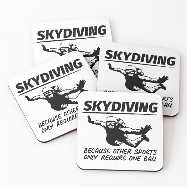 Item preview, Skydiving Because Other Sports Only Require One Ball designed and sold by JackCurtis1991.