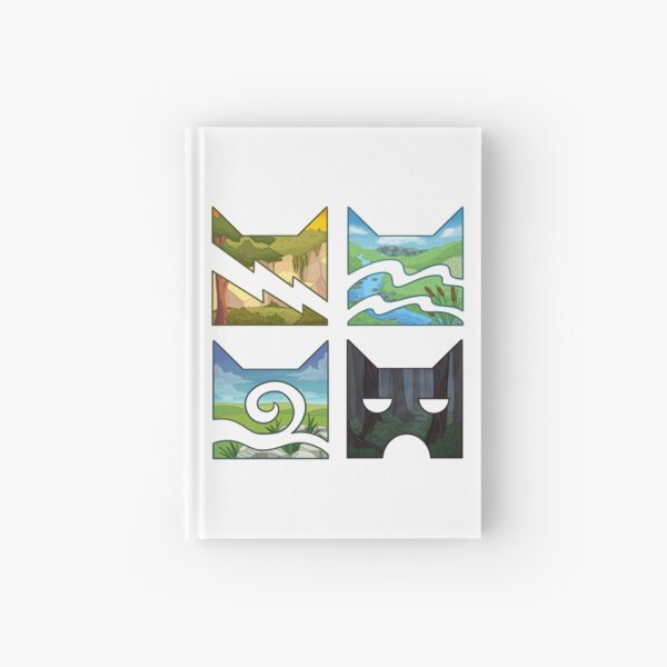 Classic Four Warriors Warrior Cats Logo Hardcover Journal