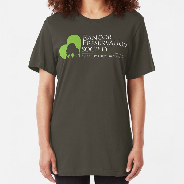 Rancor Preservation Society - Brown Slim Fit T-Shirt