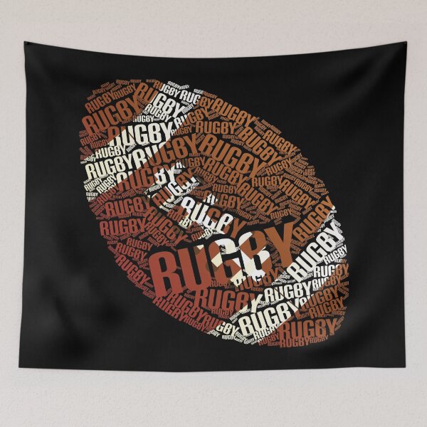 Item preview, Rugby Ball Word Art Design designed and sold by WordArtDesign.