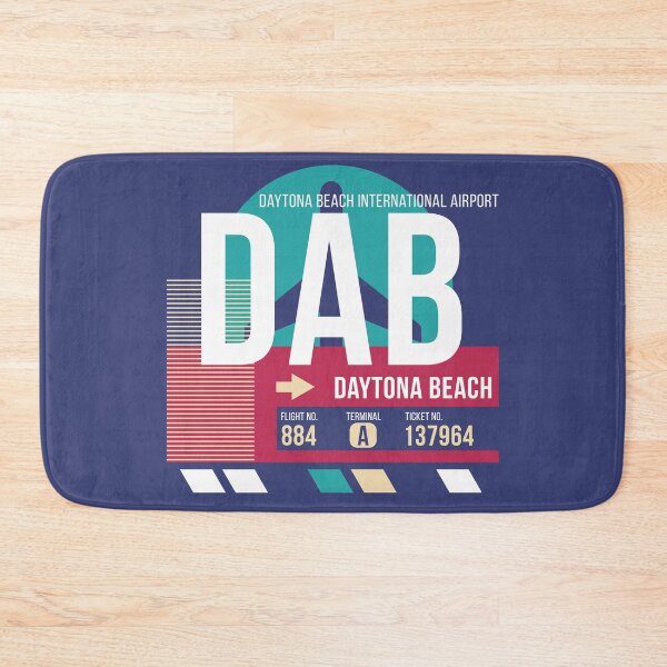 Item preview, Daytona Beach (DAB) Airport Code Baggage Tag designed and sold by SLAG-Creative.