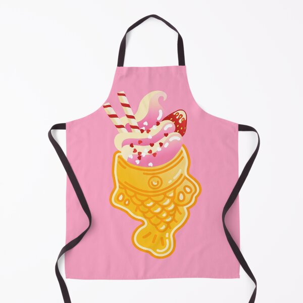 Item preview, Taiyaki Strawberry Ice Cream  - Japanese Sweets - Kawaii Food designed and sold by Nossikko.