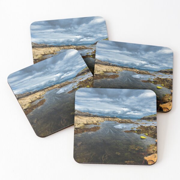 Item preview, The Atlantic Ocean, dramatic skies and rocky coastline on the west coast of Ireland designed and sold by AlbertMi.