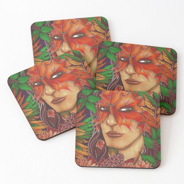 Item preview, Autumn Man -A Fall Variant of the Greenman designed and sold by donabelle.