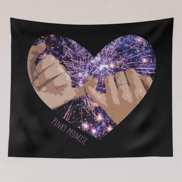 Item preview, Pinky promise heart shape designed and sold by myseptember18th.
