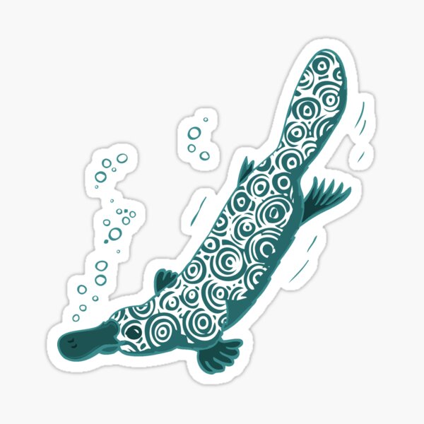 Item preview, Platypus graphic art designed and sold by Sarah Trett.