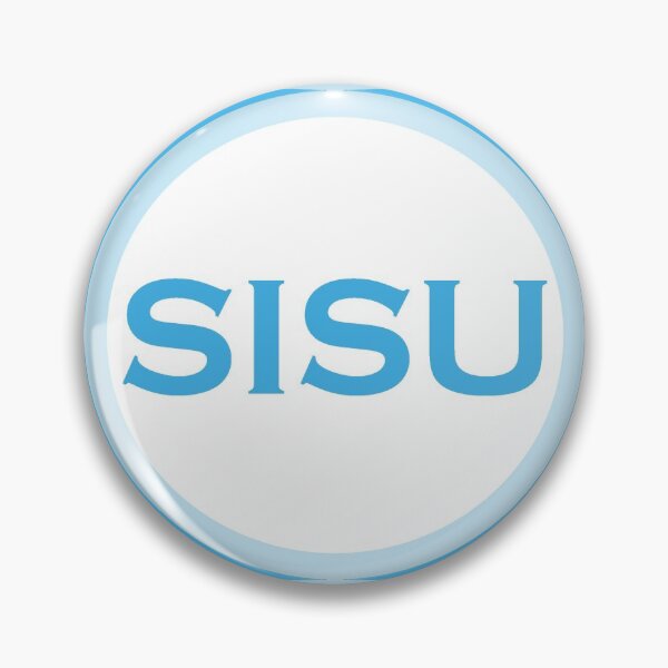 Artikelvorschau, SISU auf blau entworfen und verkauft von Microwhites.