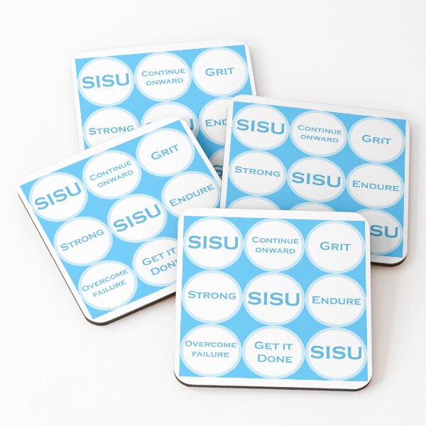 Item preview, SISU en azul designed and sold by Microwhites.