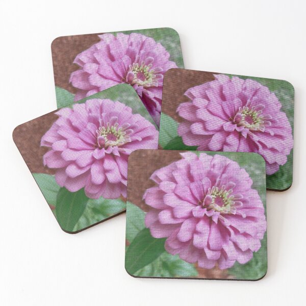 Item preview, Pseudomurals 00033 (Pink Zinnia Flower) designed and sold by CleanWIP.