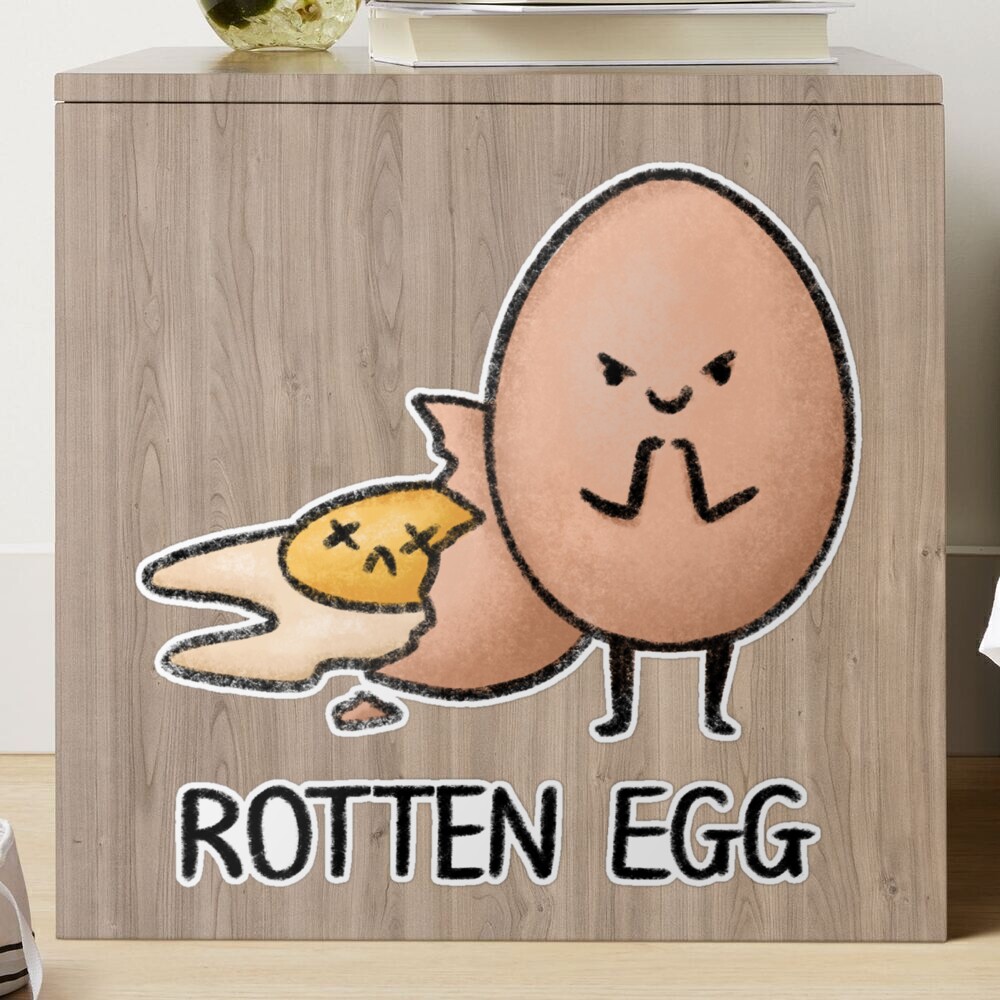 Rotten Egg Sticker for Sale by drawforpun