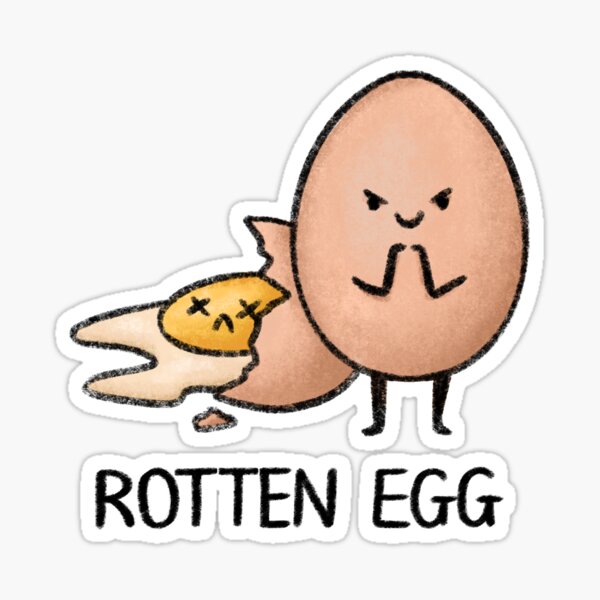 Rotten Egg Sticker for Sale by drawforpun