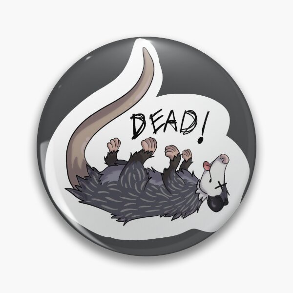 Item preview, Opossum Playing Dead Cartoon designed and sold by FatFoxStudios.