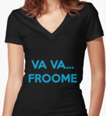 Va Va Froome Women's Fitted V-Neck T-Shirt