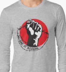 No One Is Illegal Long Sleeve T-Shirt