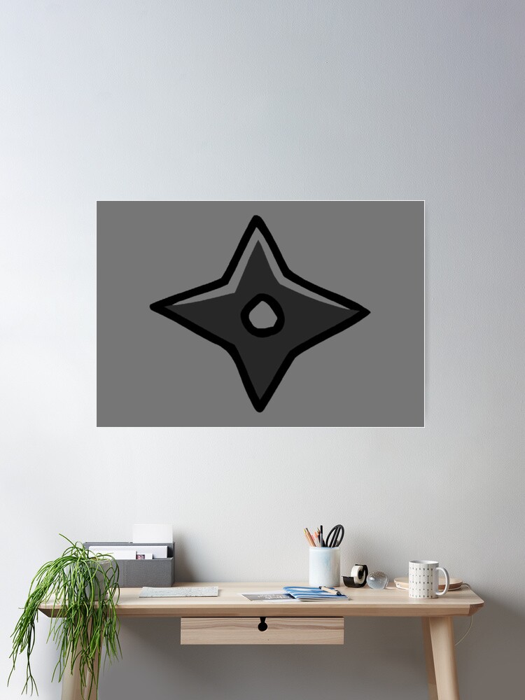 Ninja Star Shuriken Poster for Sale by ImInvesting