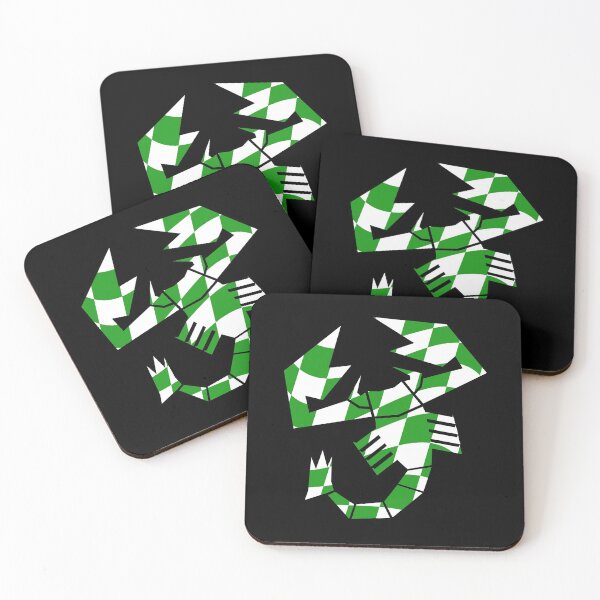 Item preview, Abarth - Check Flag Roof - Devil Scorp - Green White designed and sold by abarthshop.