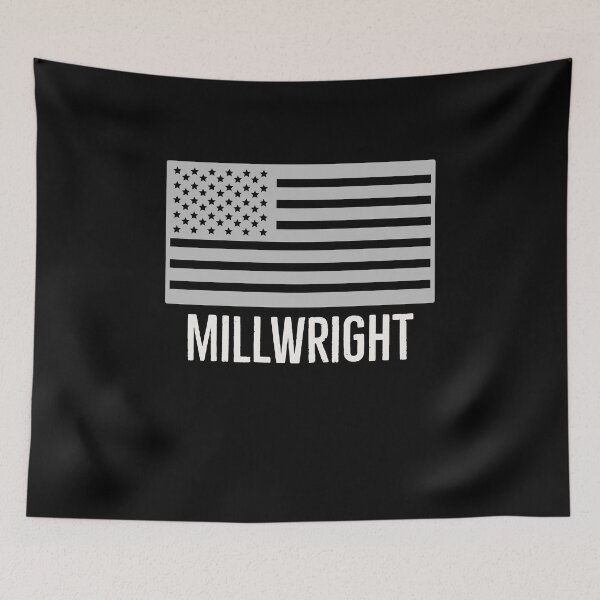 Item preview, Millwright American Flag designed and sold by AwesomeWorld1.