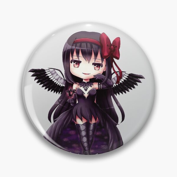 Item preview, Puella Magi Madoka Magica Homura Akemi Chibi #3 designed and sold by thePeachPit.