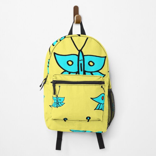 Item preview, Light Blue Butterflies on Yellow designed and sold by Istvan Ocztos.