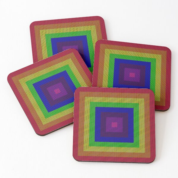 Item preview, Rainbow checkered print designed and sold by LawsonFabrics.