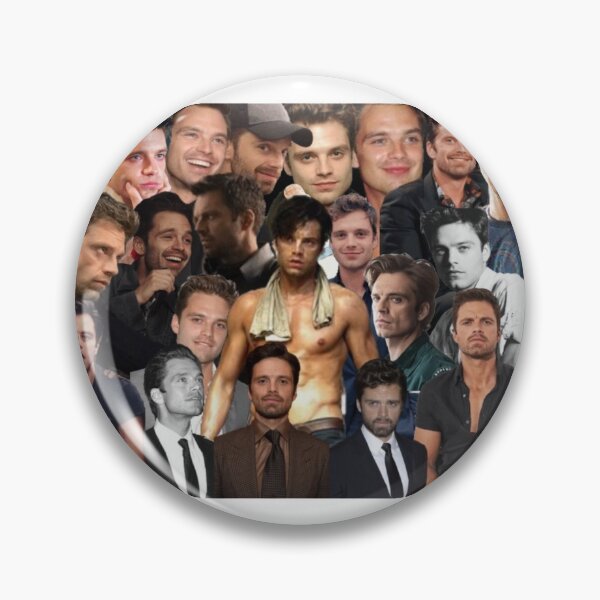 Item preview, Sebastian Stan collage designed and sold by Aurora and Aly.