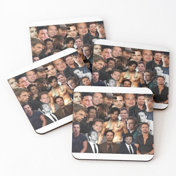 Item preview, Sebastian Stan collage designed and sold by Aurora and Aly.