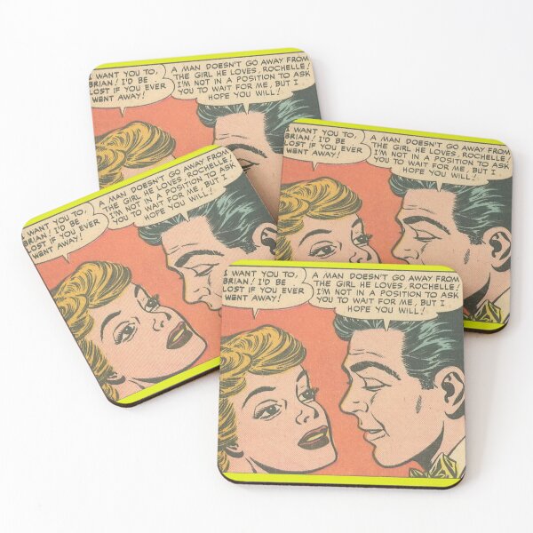 Item preview, girls in love vintage comic pop art retro gift  designed and sold by MerchByCraig.