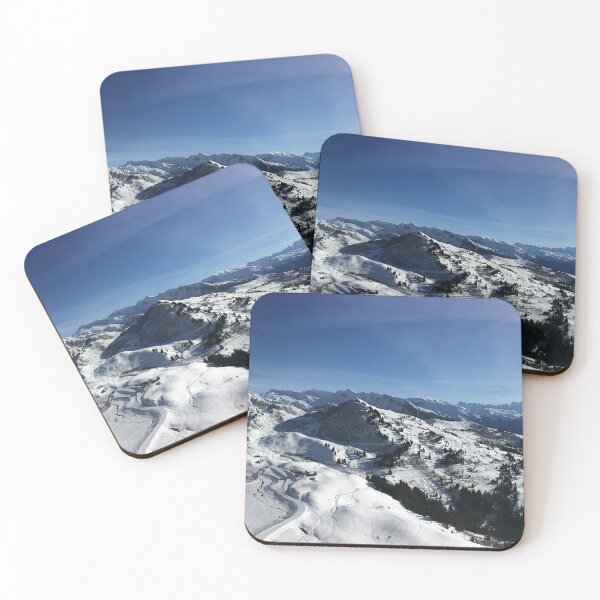 Item preview, Sunny day snowy mountains  designed and sold by RumRagephotos.