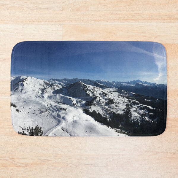Item preview, Sunny day snowy mountains  designed and sold by RumRagephotos.
