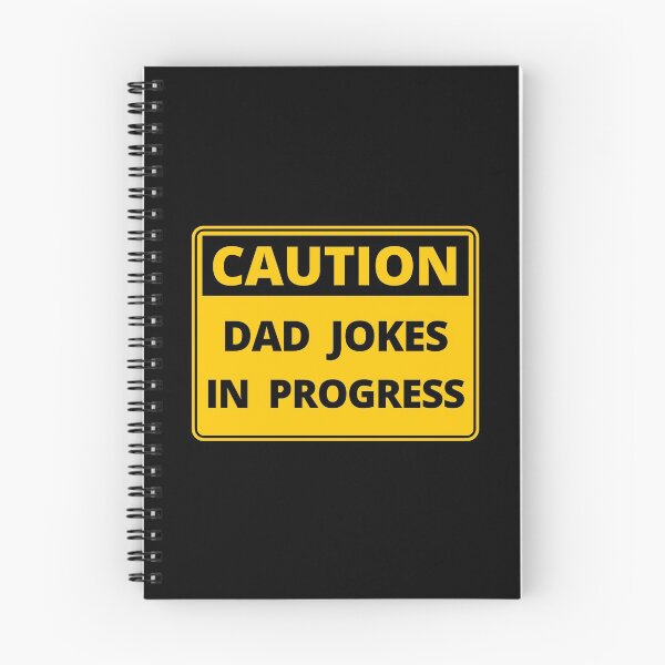 Item preview, Funny Caution Sign - Dad Jokes in Progress designed and sold by thehappylamb.