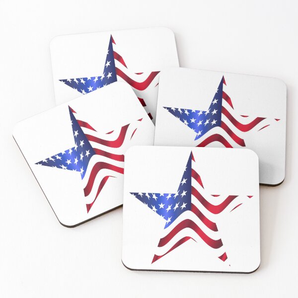 Item preview, USA Flag Star Design designed and sold by tshirtfever.