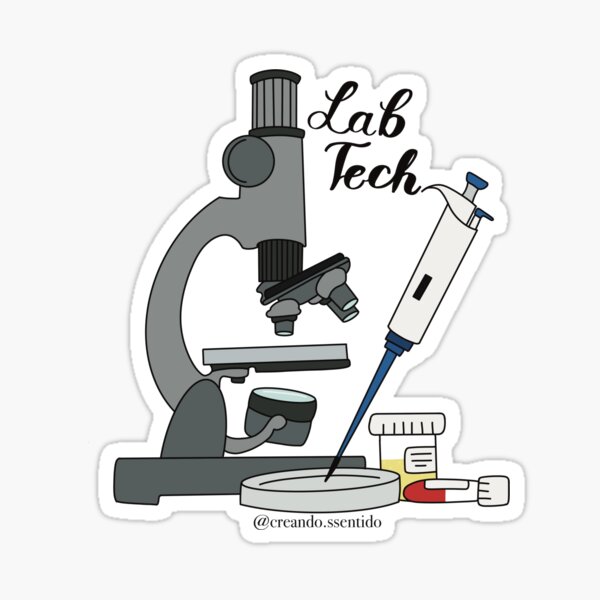 Item preview, Lab tech designed and sold by creandosentido.