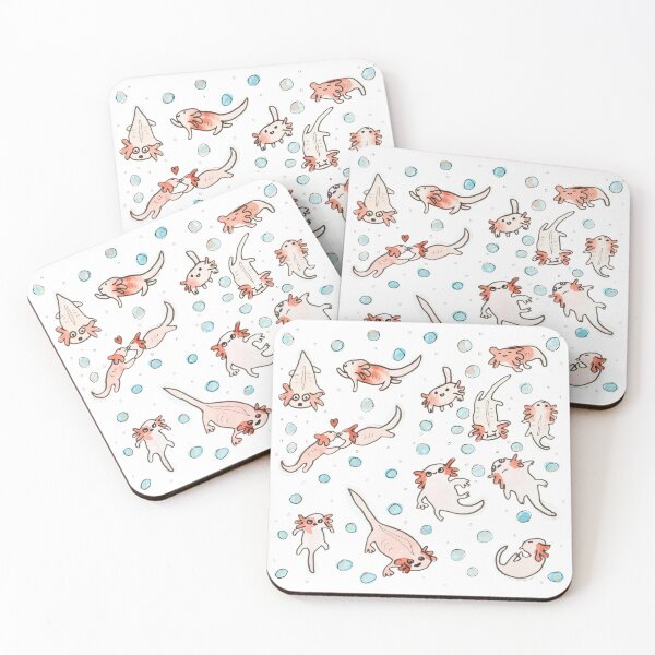 Item preview, Axolotls and axolittles designed and sold by Platypusafro.