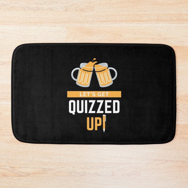 Item preview, Let's Get Quizzed Up! Beer Edition (White) designed and sold by PaynesPopUpQuiz.